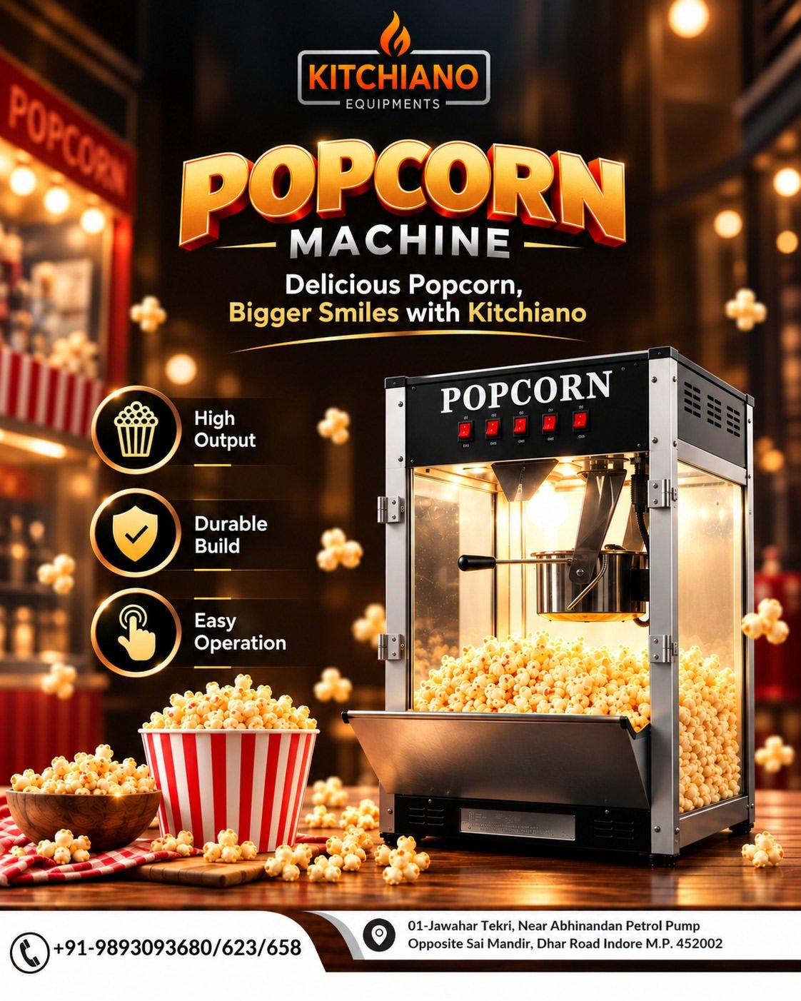 Best Commercial Popcorn Machine in india